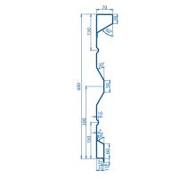 Steel side BNS 600/2 mm (2)