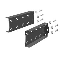 Horizontal toolbox brackets, from 340 - 520 mm, black painted (1)