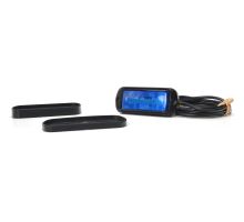Blue warning light PREDATOR - LED W217, 113 x 46 x 16 mm, synchronization, 3m cable (2)
