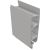 Bottom profile for tipper dropside 207x60/65 mm, for sealing