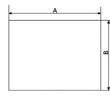 Mud flaps, width from 260 mm to 500 mm, (1 piece), rubber with embossing (1)