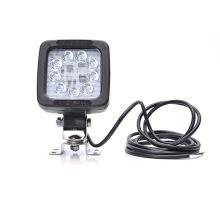 Work light 9 LED Osram / 14.4W, W81 black with switch, 2.5m cable, 1770lm (2)