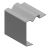 Frame floor profile ST 100 x 18 mm, for lashing rings, steel 2 mm, 6 500 mm