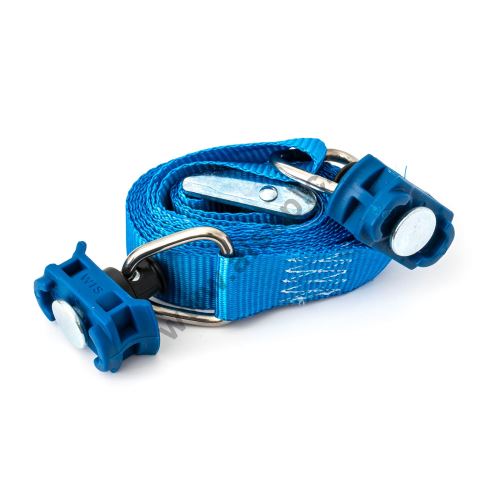 AirLine lashing strap 25 mm with WTK buckle, length 1-5 m, blue