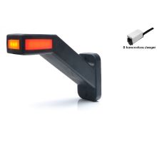 Rear antenna L/R, LED NEON Red/White/Orange