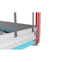 Dropside profile 300 mm, Wave - anodised (3)