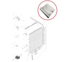 29, 42 - Reinforced lower bracket for roller, FIT roller blind