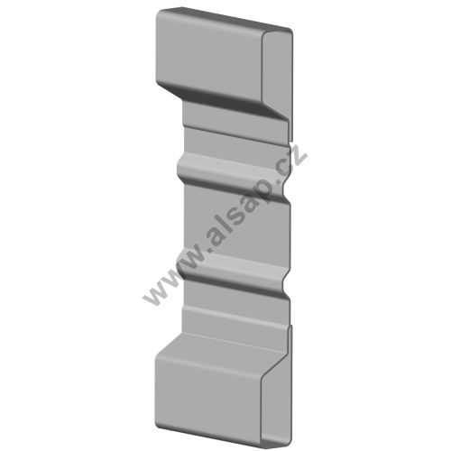 Steel side panel HV 350/2 mm
