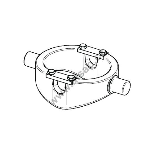 Cardan for tipper, CULLA02, for cylinder o112 mm, bearing o40 mm