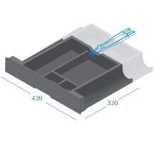 Drawer for Bawer FAST PLEX toolboxes, 500 mm (2)