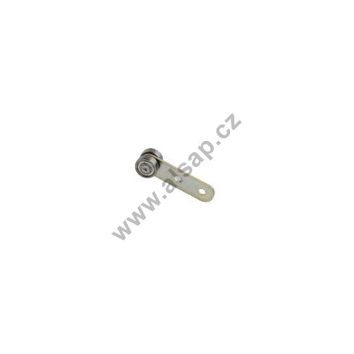 Simple sail trolley for a 19 mm steel guide profile, 24x25 325075, galvanized