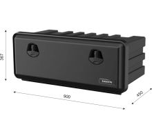 Plastic toolbox, from 400 to 1020 mm, from 21 l to 153 l, JUST (2)