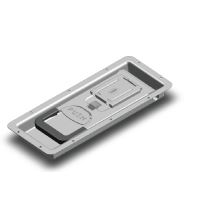 Recessed PUSH lock for 29/16 mm, stainless steel (18)