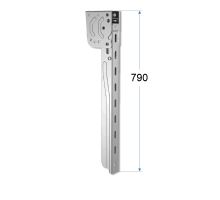 Bracket for side underrun protection, w=55mm, l=430-790mm, Magnelis®, E11 cert., TAKLER