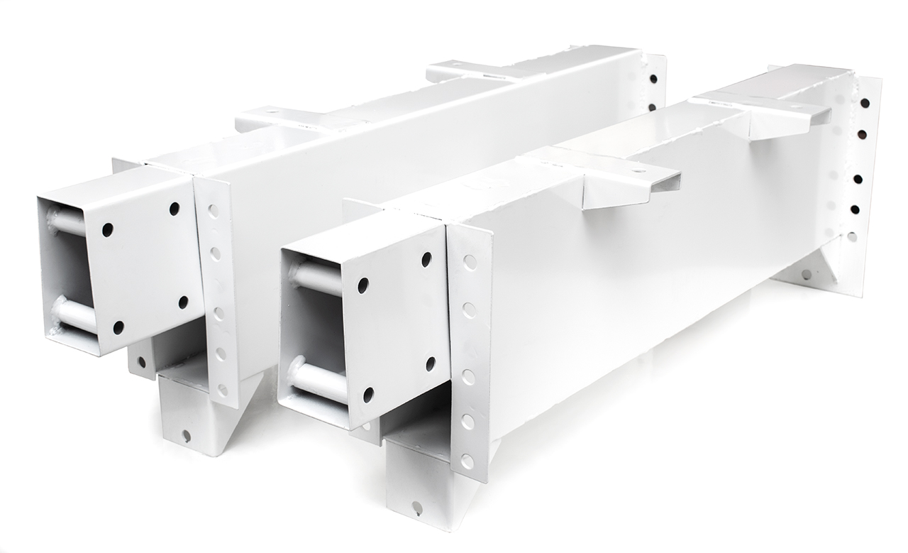 Prodloužení psa 250 / 850 mm fiat/peugeot/citroen, gzink, bílý lak (ral9010)