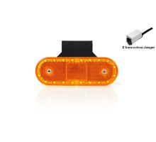 Poziční světlo LED, W47WW 40 x 114 mm, držák Z/ Oranžové (472)