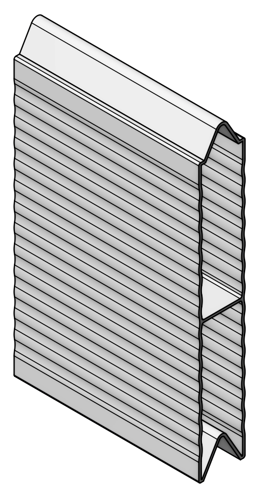 Profil šípový wave pro cs, 110 mm l - elox