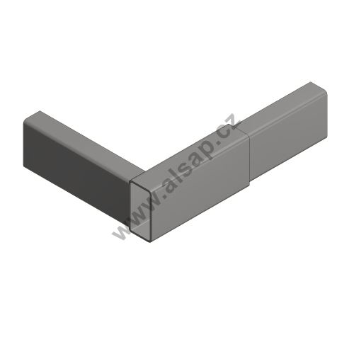Upper connector for tarpaulin structure Universal, 30 x 60 mm, zn