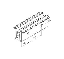 Hinge Tila, 30mm, anodised