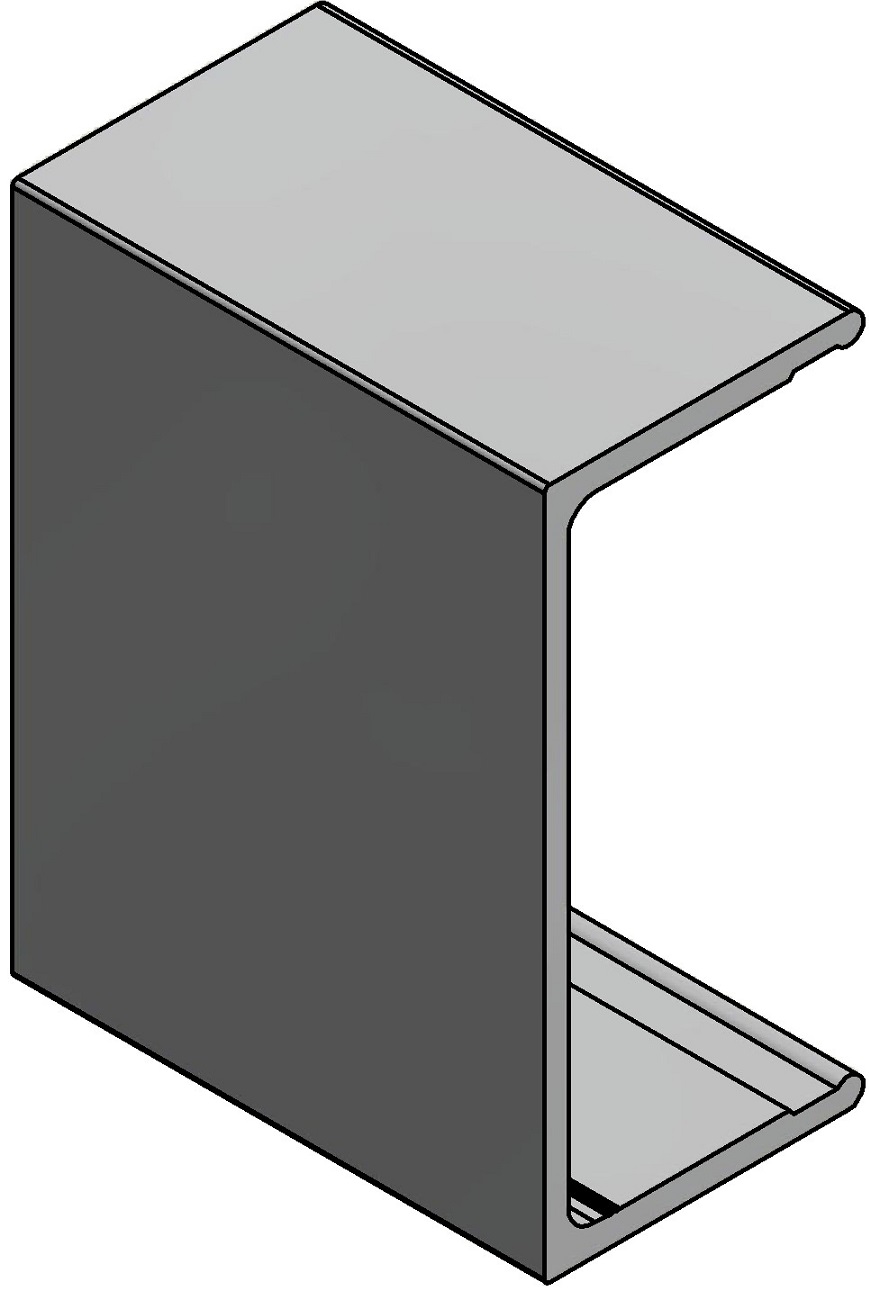 Pomocný rám c, 130 mm, hliník