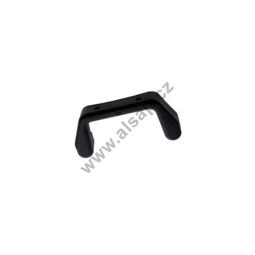 Rear bumper end cap, 255x105mm, plastic