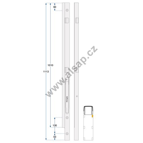 Front right column kinnegrip ZN, 400 - 1000 mm