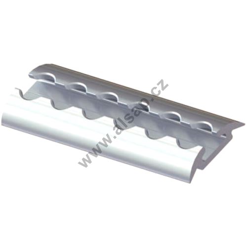 Lišta AirLine o20 mm al, na povrch ovál 50x12 mm 5503, hliník (1)