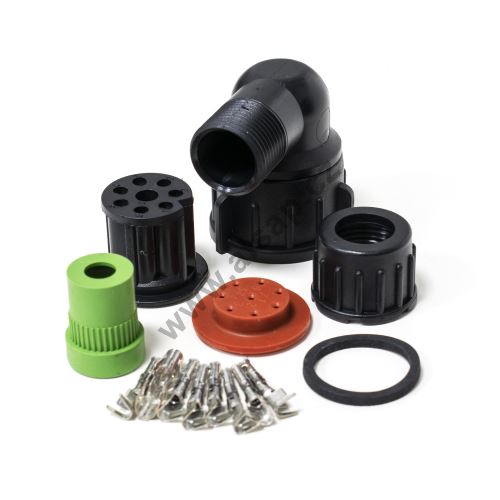 Schlemmer angled connector - complete