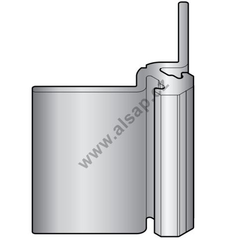 ARMATON dropside pillar pocket – rear / corner, anodised