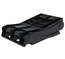 2pcs folding chock ORIGAMY E36 plastic, 320x120x151mm, black + holder, LOKHEN (1)