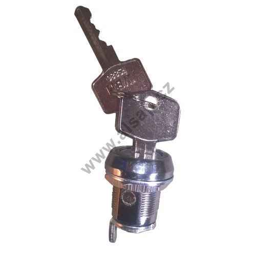 Cylinder lock for 3-point stainless steel lock 120/125 mm