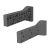 Horizontal toolbox brackets 420 mm, plastic