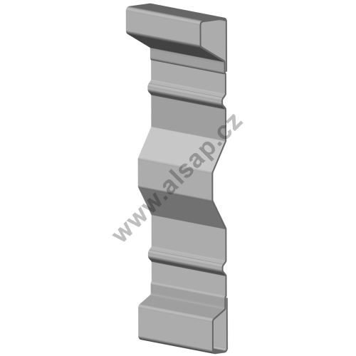 Steel side B 600/2 mm