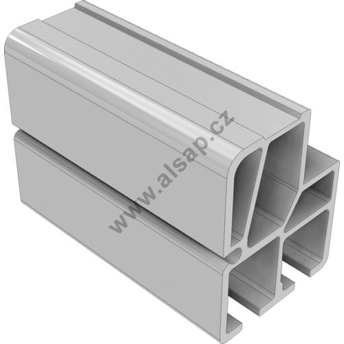 Profil vodící TSE QCS - FIX TOP pro pevnou střechu, 10000mm, neopracováno