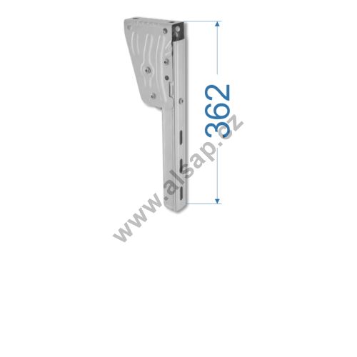 Držák boční zábrany, š= 46 mm, l= 362-710 mm, Magnelis®, s homologací E11, TAKLER