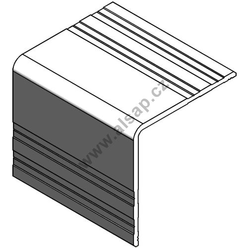 Box body external profile L 85 x 85 mm, anodised (858)