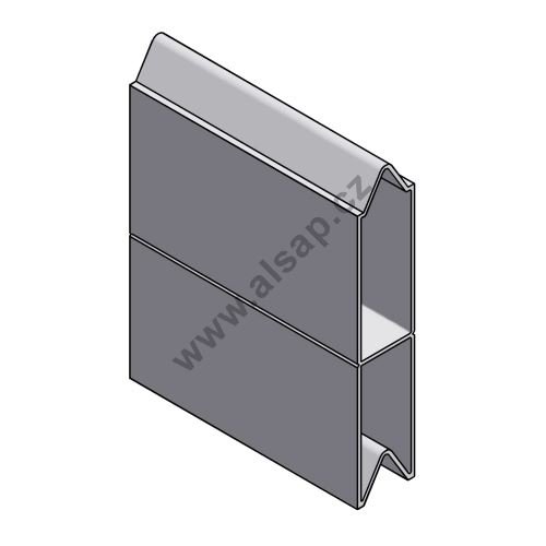 Profil šípový pro CS, 100/ 113 mm K - hliník (2)