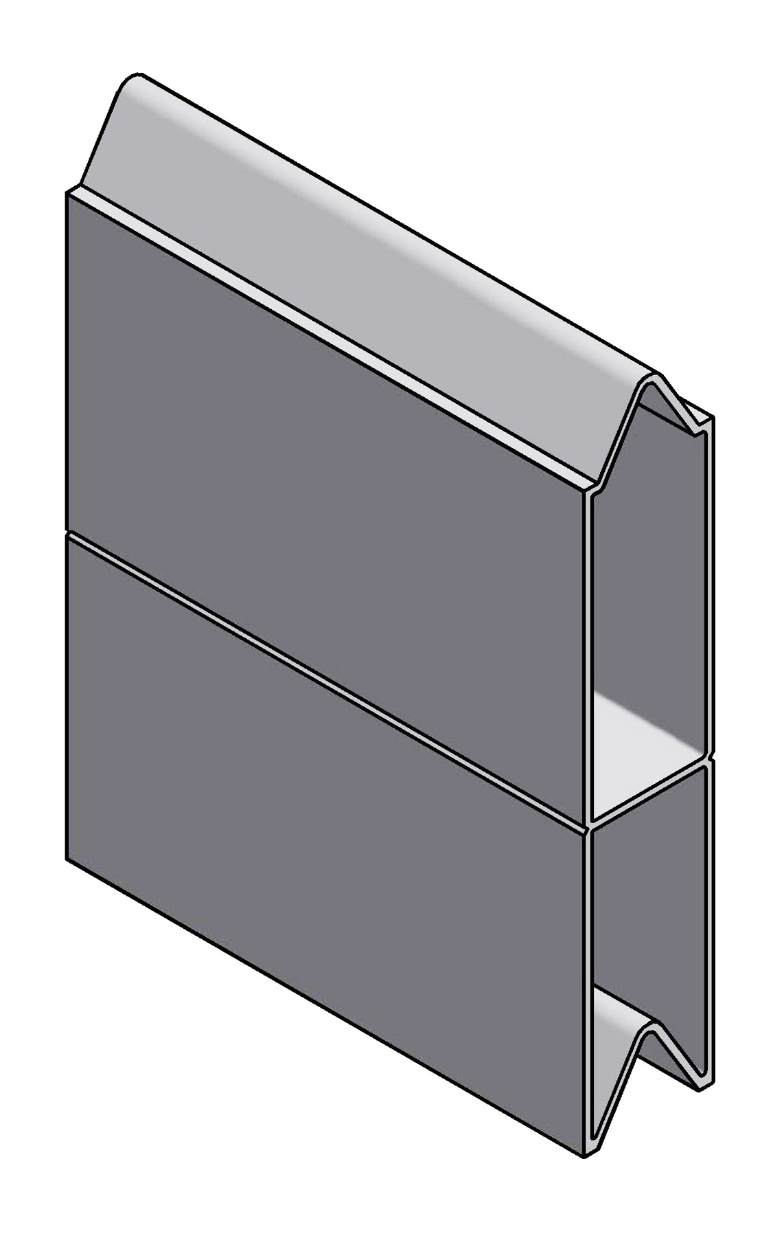 Profil šípový pro cs, 100/ 113 mm k - hliník