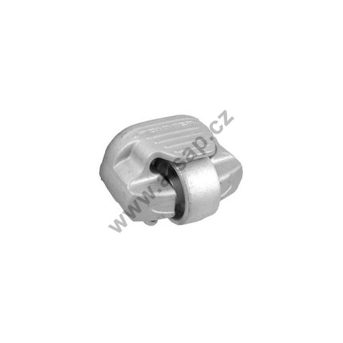 Steel rolling stop S ROLL H1E with tread, 163x 117x 116 mm, with absorption spring, galvan