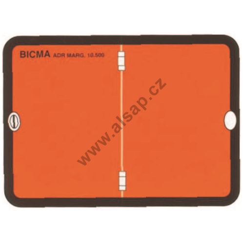 ADR reflective board 400×300mm, dangerous goods, petrol, diesel (776)