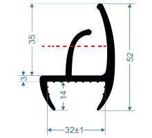 Door seal 30mm - perimeter (1)