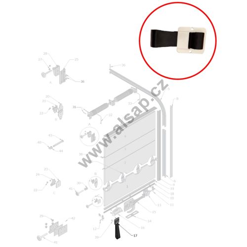 17 - Tension strap, l= 1000mm
FIT roller blind (1)