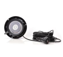 LED orange beacon, 8 modes, 12-24V, magnet, 7m coiled cable, cigarette lighter plug (2)