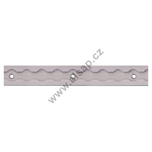 AirLine track o20 mm, 34 x 9.6 mm, with mounting holes every 100 mm, anodised (1)