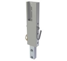Pillar extensions for side pillar 80 mm, anodised