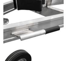 Dvouosý sklopný bržděný autopřepravník, 4500 x 2100 mm, celková hmotnost 2 700 kg (5)