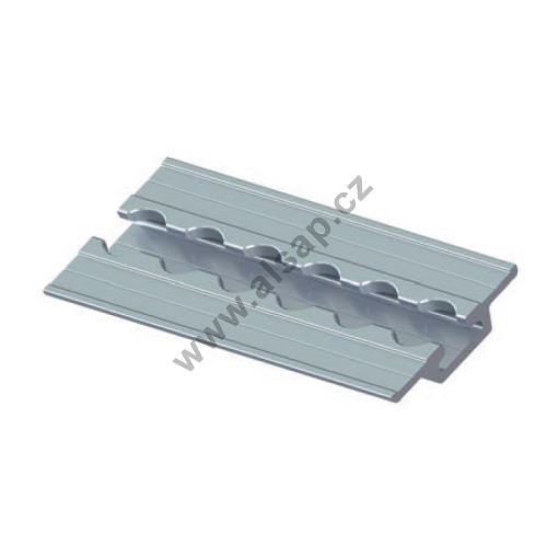 AirLine track o20 mm aluminum, for milling 60x11 mm 5707, 3000 mm