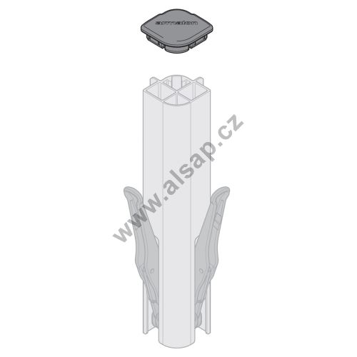 Rear stake pocket plug ARMATON