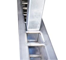 Crossbeam MultiFixx with holes for plug-in post 70x70 mm, l= 2,542 mm, 2,000 daN (1)