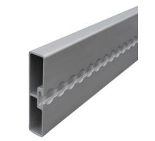 Tarpaulin profile 100x25mm with AirLine system - anodised